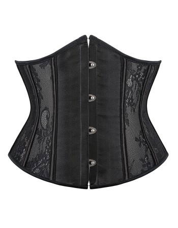 Lightweight Tight Abdomen 4 Buckle Version Of Perspective Lace Waist Corset QF869