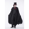 6 Pcs High Quality Gothic Halloween Party Costume for Men m40356
