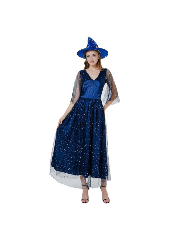 Halloween Witch Costume Cosplay Women  Mesh Devil Costume SL3388