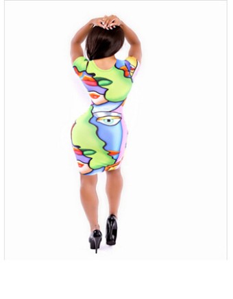 Newest Style Top Fashion Midi Dress M2351