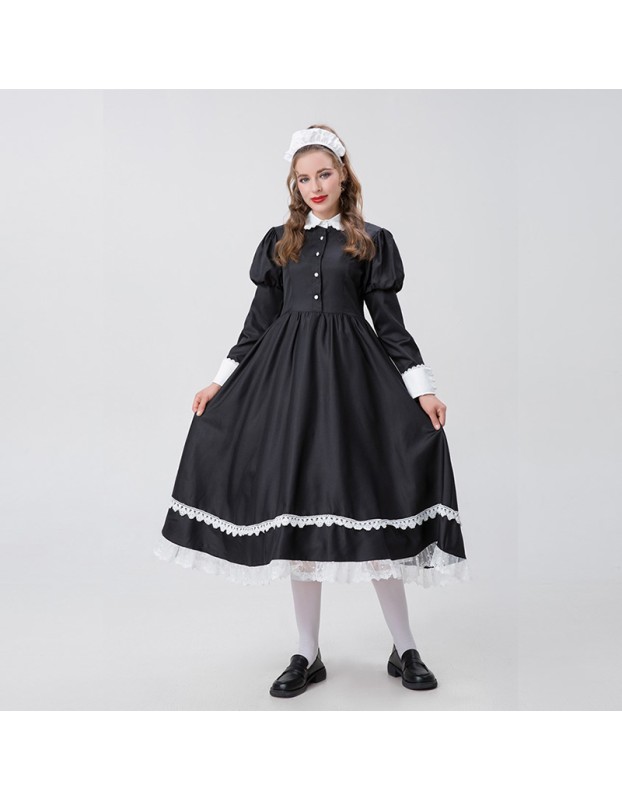 British Aristocrat Maid Cosplay Japanese Uniform Cute Dress Plus Size Maid YM8727