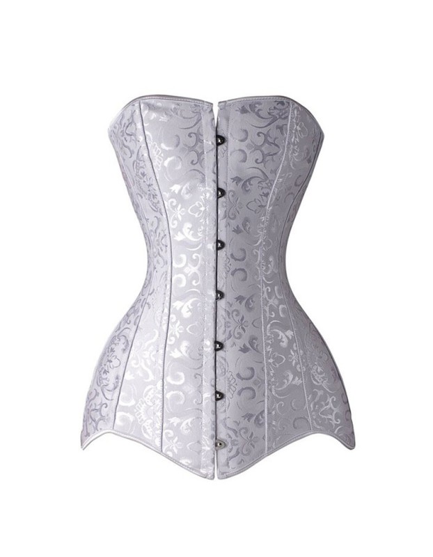 14 Steel Boned Overbust Long Corset M1430