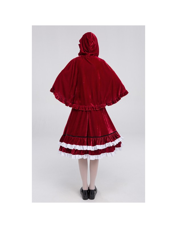 Classic Cosplay Little Red Riding Hood Princess Castle Queen Costume  YM8692