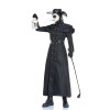 Halloween Adult Steampunk Style Plague Doctor Costume Bird Beak Mask Suit SM2011