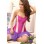 pretty girls rose satin sexy corset m1902B