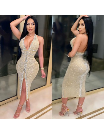 Wedding Dress Ball Gown Rhinestone Dresses Women Lady Elegant X3732