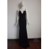 Fashion Top Style Black Long Evening Dress M3993
