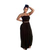 two piece set top and skirt summer women clothing M30136