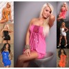 Sexy Wet Look Mini Dress M3479b