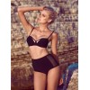 Mesh Cutout High-waisted Bikini M5379