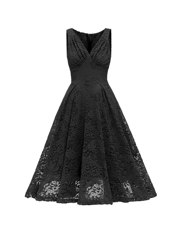 Party Elegant Slim Ladies Dinner Sexy Lace Birthday Dress CD1785