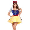 Adult Snow White Cosplay Christmas Halloween Princess Performance Dress DL2043