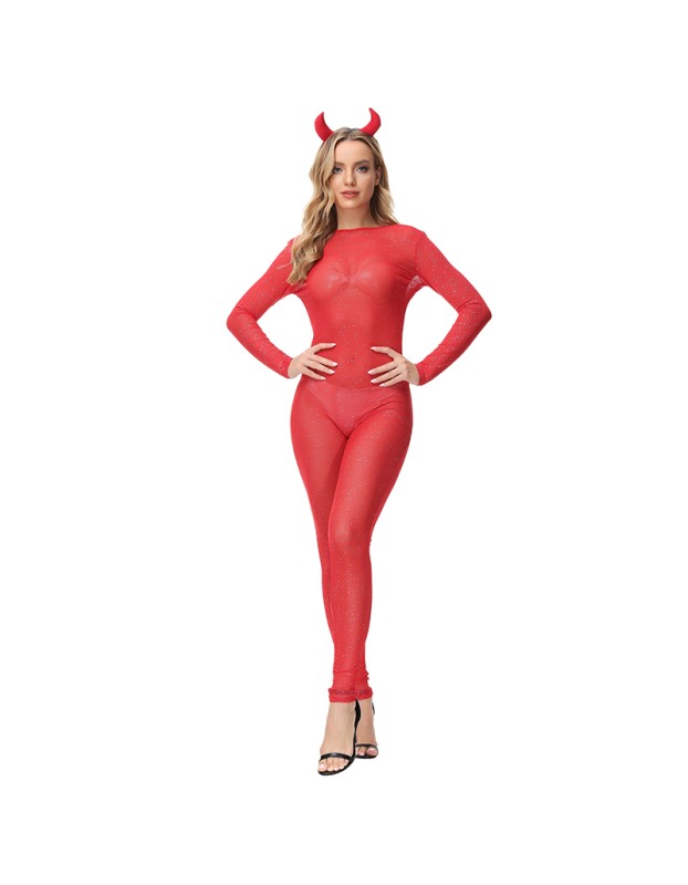 Witch Demon Costume Red Devil Cosplay MS5001