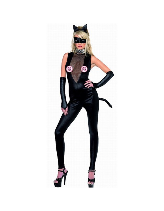 Sexy Black Catwomen Jumpsuit XX629