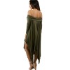 Summer Bohemian White Irregular Beach Dress 8206