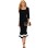 Yong Girl Fashion Sleeve Black Mermaid Sexy Dress M30213