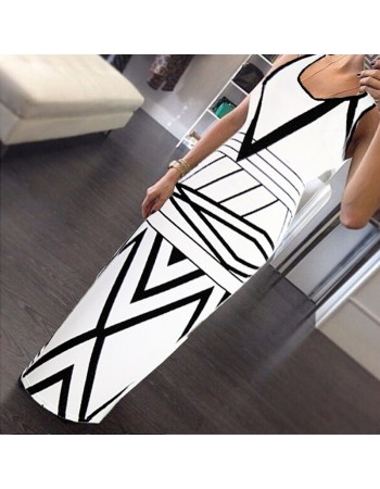 Sleeveless Casual Maxi Dress M30062