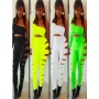 2014 New Arrival Sexy Four Colors One Shoulder bandage bodycon jumpsuit M3793