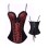 black satin lace up corset m1866