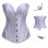 white satin steel corset m1901b