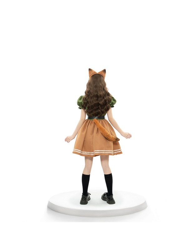 Zootopia Nick Fox Dress  Animal Costume Game uniform Cosplay DL2044