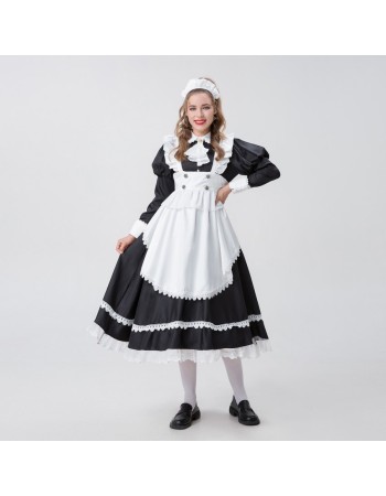 British Aristocrat Maid Cosplay Japanese Uniform Cute Dress Plus Size Maid YM8727
