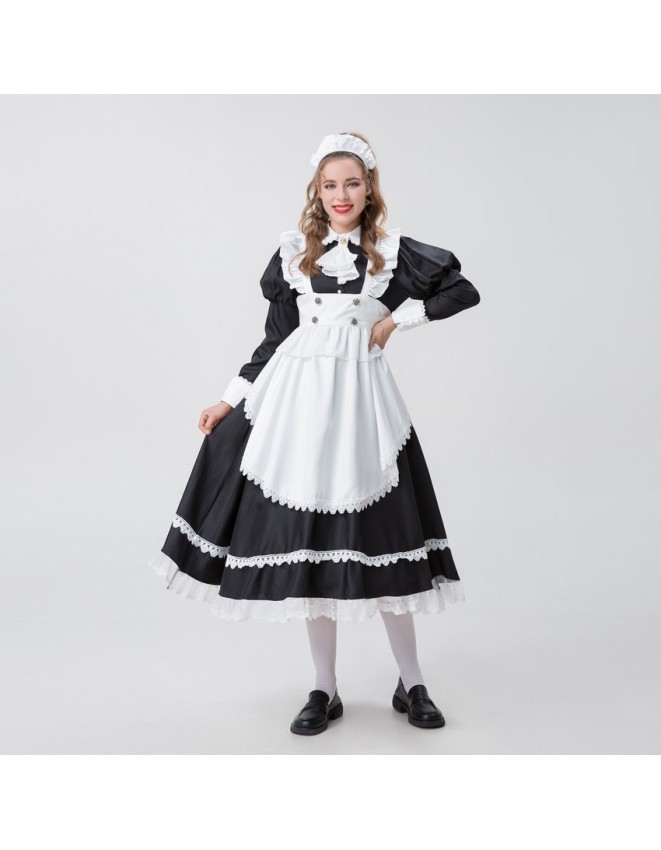 British Aristocrat Maid Cosplay Japanese Uniform Cute Dress Plus Size Maid YM8727