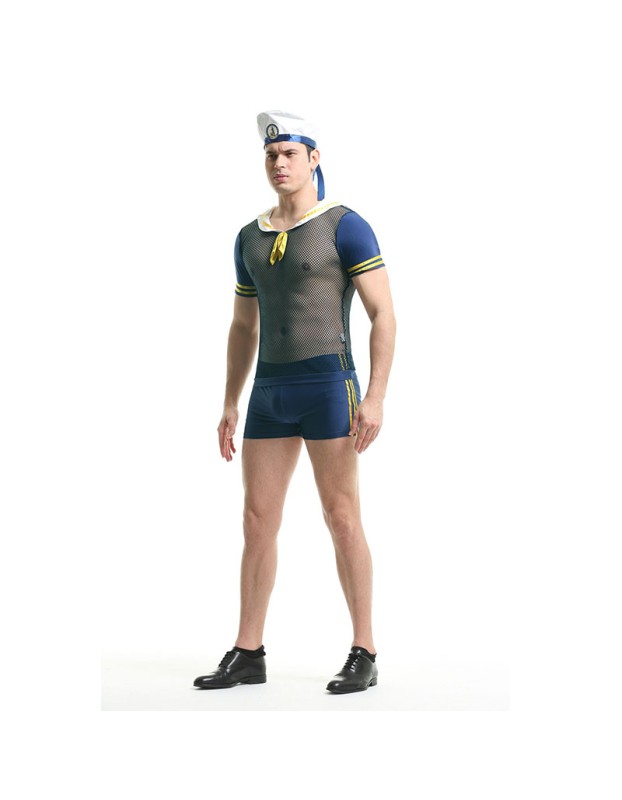 Halloween Cosplay Navy Costume Nightclub Men Underwear Sailor Uniform XY82243