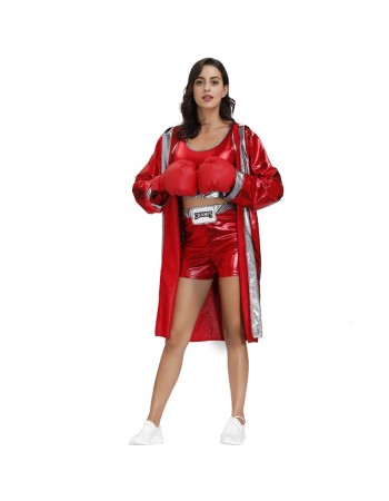 Male Female Boxer Robe Role Playing Costume Cosplay Outfits