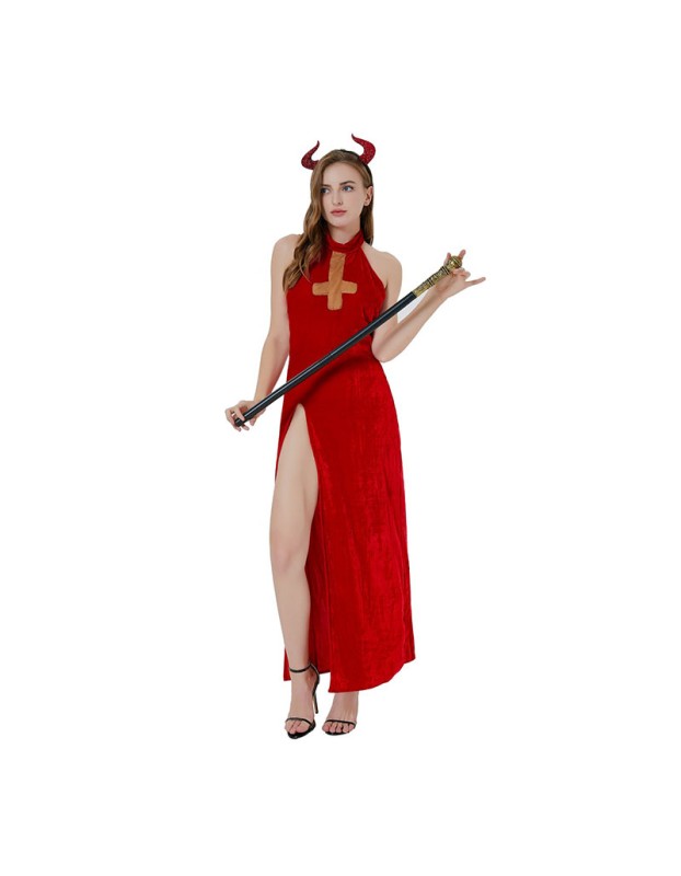 Halloween Witch Costumes Cow Devil Stage Costumes Vampire Cosplay SL3389