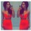Sexy Red Two Piece Bodycon Dress M3894a