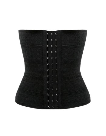 New arrival black steel bone lace corset for women M1326