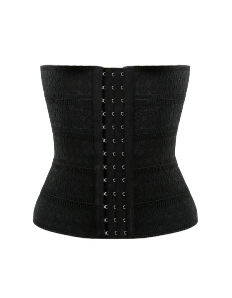 New arrival black steel bone lace corset for women M1326