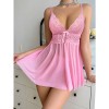 Seductive Pajamas Mesh Lace Home Set Women Perspective Sexy Underwear  YSF2074