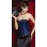 blue satin corset m1905B