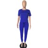 Summer Casual Two 2 Piece Sportswear Tracksuit Set M8469