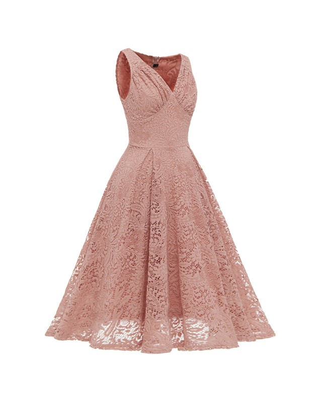 Party Elegant Slim Ladies Dinner Sexy Lace Birthday Dress CD1785