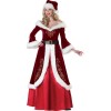 Sexy Miss Claus Christmas Long Gown Set M1137