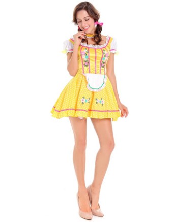 Beer girl cosplay costume fancy dress M40413