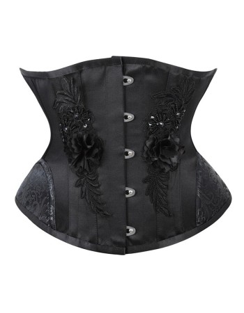 Steampunk Lace Up Steel Boned Short Torso Underbust Hourglass Curve Corset WK2150