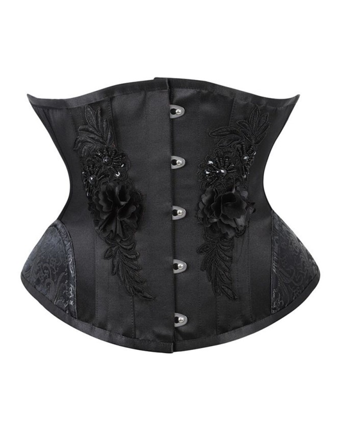 Steampunk Lace Up Steel Boned Short Torso Underbust Hourglass Curve Corset WK2150