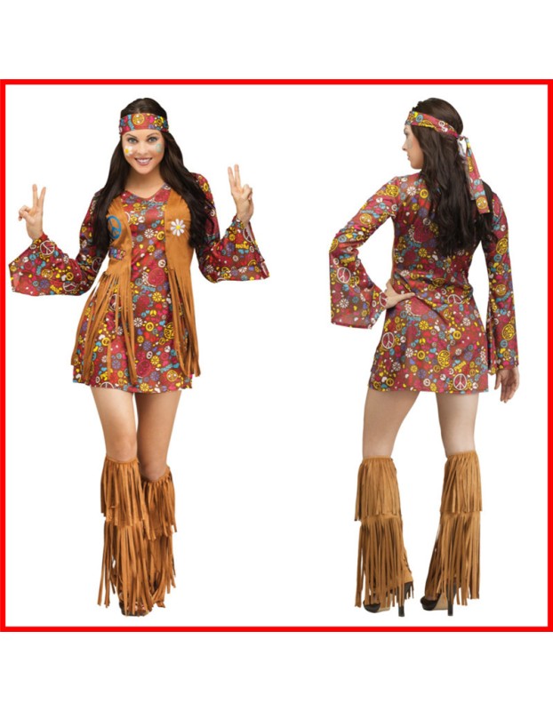 hippie costume Indian costume women  costume M40411
