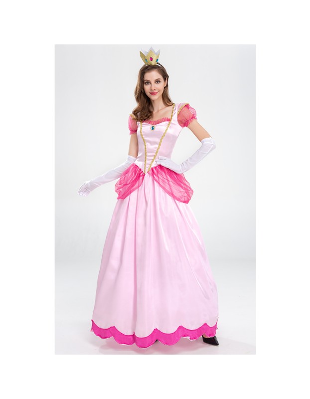 Mary Stage Palace Party Queen Dress Pink Peach Blossom Princess Dress YM2896