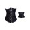top quality black underbust leather corset m1983