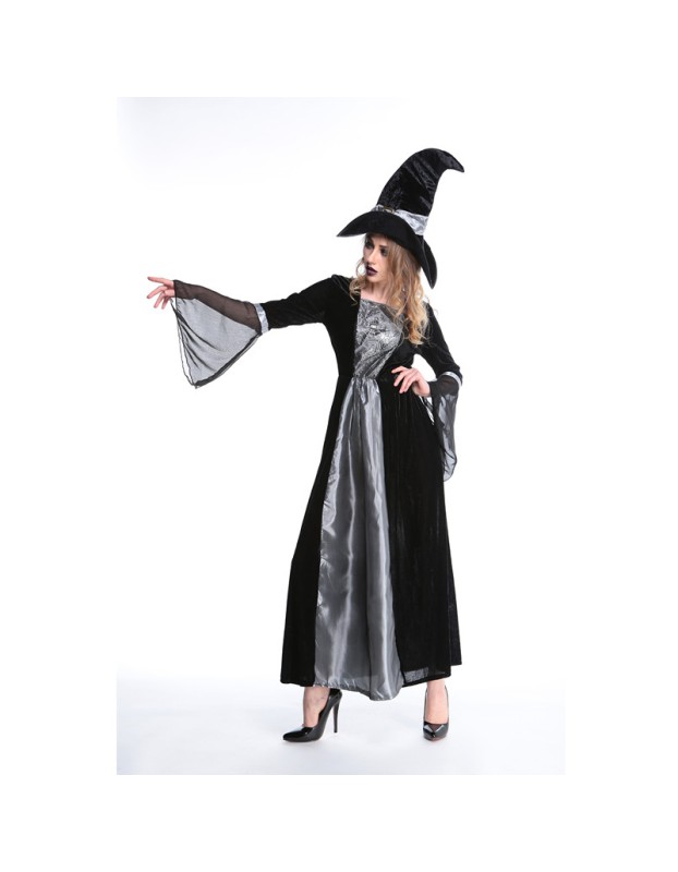 Women Witch Costume Cosplay Halloween Party Vampire Dress SM1631