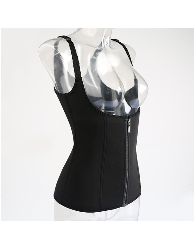 Zipper & Hook Women Waist Trainer Corset Vest m1399