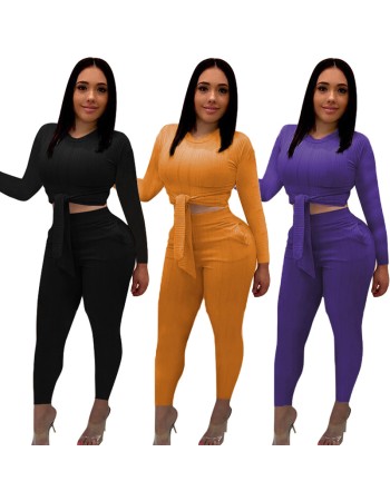 Women Knitted Casual 2 Piece Set M8452