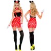 Sexy Women Red Mario Costumes M40156