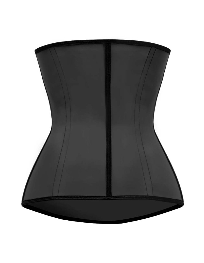 New arrival women zipper latex corsets M1303Q