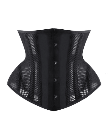Retro Mesh Shapewear Waist Lace Abdominal Retraction Breathable Corset WK1150